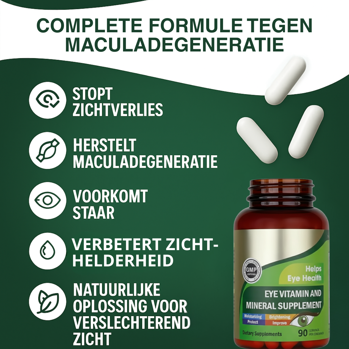 ClearVision AREDS+ Shield - 6-in-1 Advanced Eye Formula